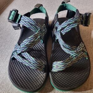 Chaco Green and Blue Child Size 12, Sandels